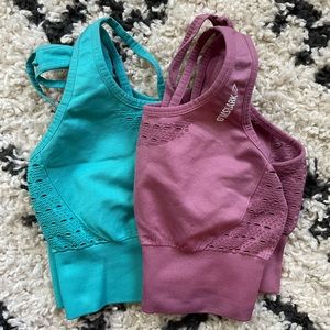 LOT of 2 GYMSHARK exercise tops - Size S. 💕